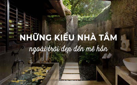 Khám phá những kiểu nhà tắm “lộ thiên” sáng tạo và cực kì độc đáo được lấy cảm hứng từ thiên nhiên